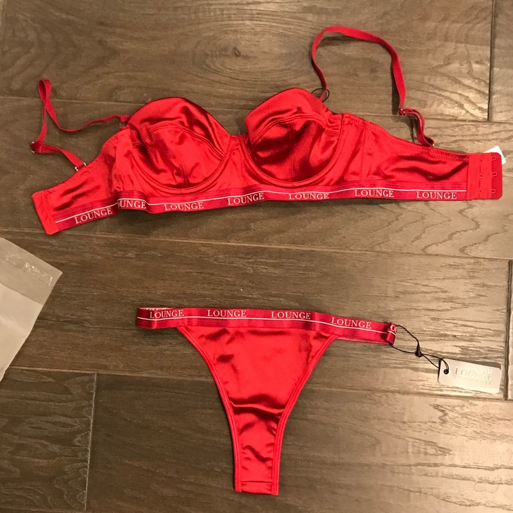 Lounge Wear Matching bra and thong set